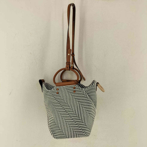 MICA DELLA VALLE diagonale ヘリンボーンショルダー レディース