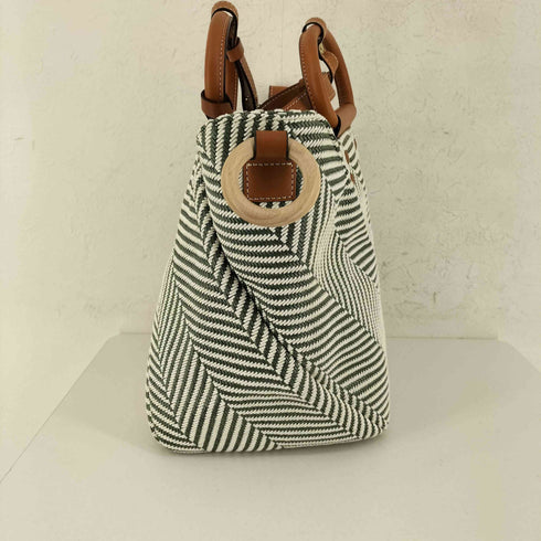 MICA DELLA VALLE diagonale ヘリンボーンショルダー レディース