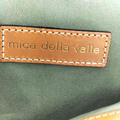 MICA DELLA VALLE diagonale ヘリンボーンショルダー レディース