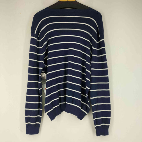 ポロバイラルフローレン Polo by RALPH LAUREN Vネック ボーダー コットンニット メンズ JPN:XL