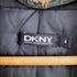ダナキャランニューヨーク DKNY ファー付き ダブルジップ レザーベルト ダウンジャケット レディース JPN:4
