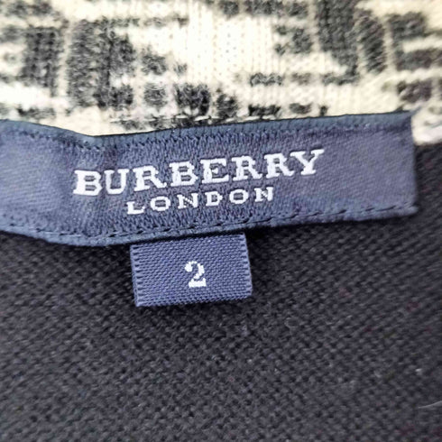 バーバリーロンドン BURBERRY LONDON ハーフジップニット レディース JPN:2