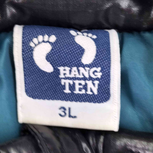 ハンテン HANG TEN ロゴ刺繍 ダウンベスト メンズ 3L