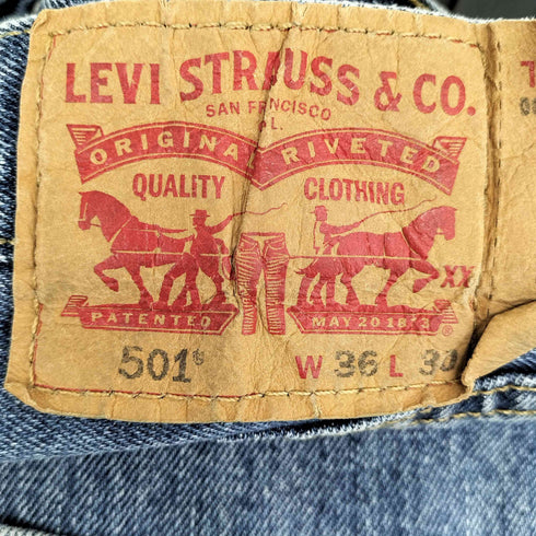 リーバイス Levis 501 でボタンフライ デニムパンツ メンズ 36×30