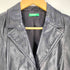 ユナイテッドカラーズオブベネトン UNITED COLORS OF BENETTON 豚革 ピックレザー 3B テーラードジャケット レディース JPN:42