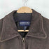ランズエンド LANDS END 90-00S レザー ジップアップジャケット レディース JPN:S