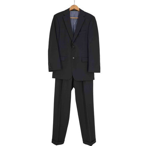 ヒューゴボス HUGO BOSS USA製 100S WOOL 2Bテーラードジャケット スラックス セットアップ メンズ 36R