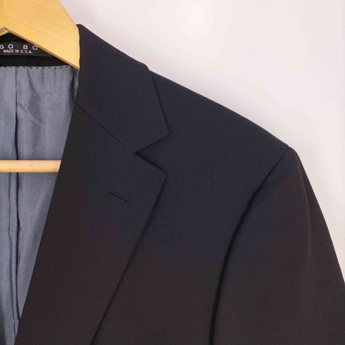 ヒューゴボス HUGO BOSS USA製 100S WOOL 2Bテーラードジャケット スラックス セットアップ メンズ 36R