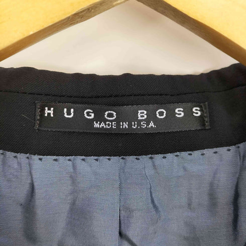 ヒューゴボス HUGO BOSS USA製 100S WOOL 2Bテーラードジャケット スラックス セットアップ メンズ 36R