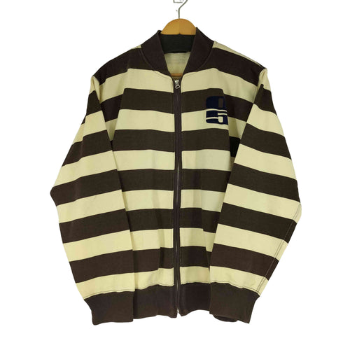 Digs ボーダー ジップアップ ブルゾン メンズ import:M