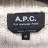 アーペーセー A.P.C. トルコ製 ウール100 ラグラン ニット メンズ import:M