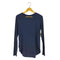 セオリー theory ALANIA B RIBBED VISCOSE レーヨン混 クルーネックTシャツ レディース import:S