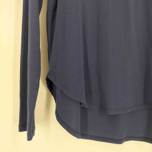 セオリー theory ALANIA B RIBBED VISCOSE レーヨン混 クルーネックTシャツ レディース import:S