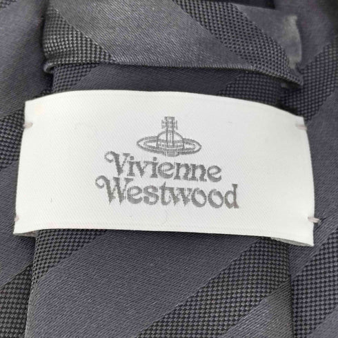 ヴィヴィアンウエストウッド Vivienne Westwood オーブロゴ ストライプ シルクネクタイ メンズ