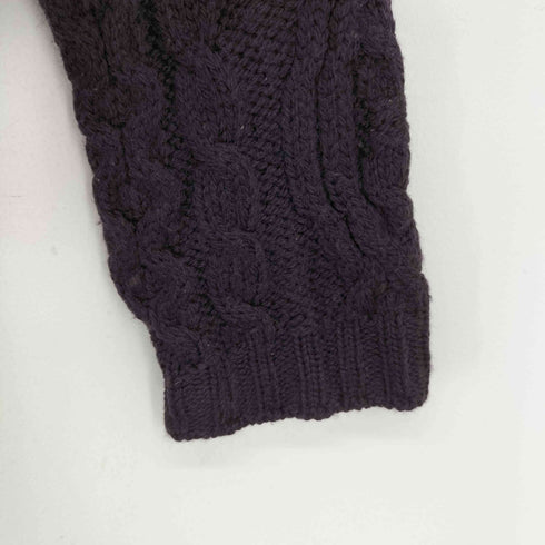 アランクラフト aran crafts 90S ジップアップ ケーブルニット メンズ import:M