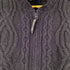 アランクラフト aran crafts 90S ジップアップ ケーブルニット メンズ import:M
