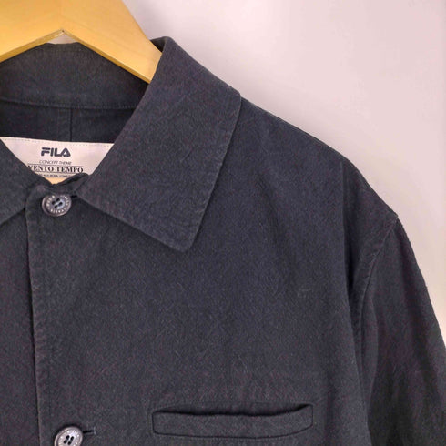 フィラ FILA VENTO TEMPO シワ加工 シャツジャケット メンズ import:L