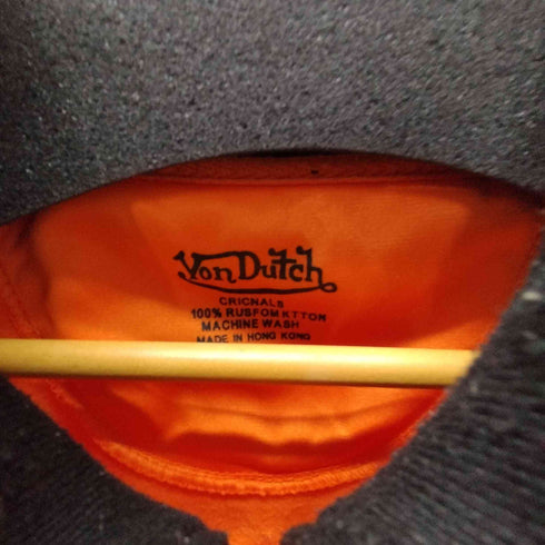 ボンダッチ Von Dutch ロゴ 刺繍 バイカラー トラック ジャケット ジャージ メンズ import:XL