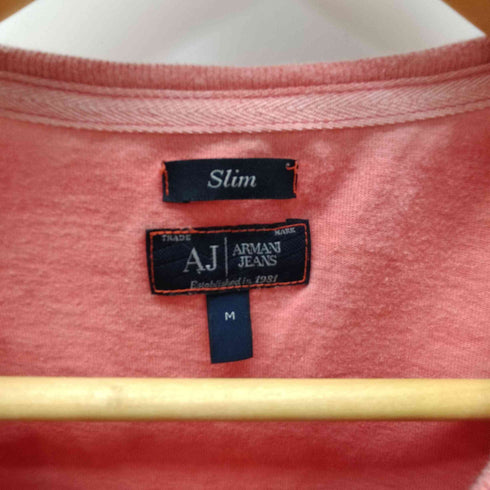 アルマーニジーンズ ARMANI JEANS Slim SURF CLUB プリント Tシャツ サンフェード メンズ import:M
