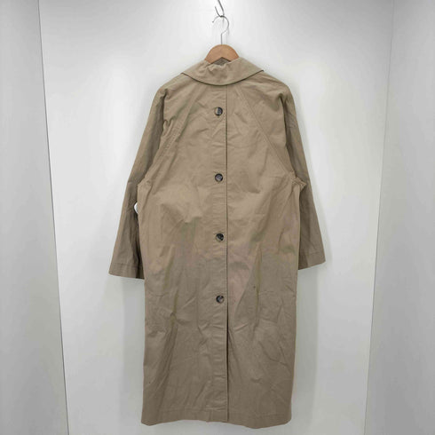 ザラ ZARA OVERSIZED RUNS BIG Buttoned Trench Coat バックボタン オーバーサイズトレンチコート レディース import:XS