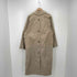 ザラ ZARA OVERSIZED RUNS BIG Buttoned Trench Coat バックボタン オーバーサイズトレンチコート レディース import:XS
