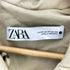 ザラ ZARA OVERSIZED RUNS BIG Buttoned Trench Coat バックボタン オーバーサイズトレンチコート レディース import:XS