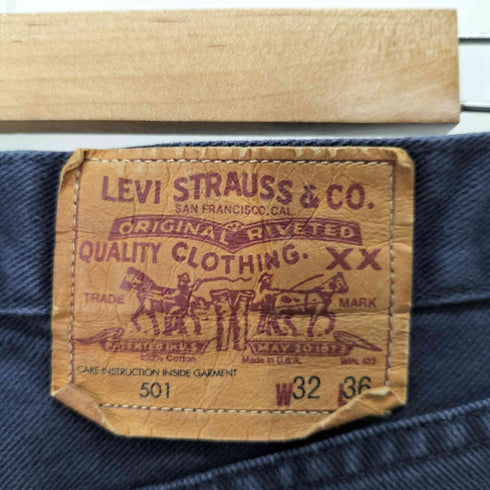 リーバイス Levis 89年製 USA製 後染め 501 メンズ W32/L36