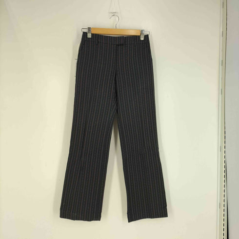 ポールスミスブラック Paul Smith BLACK ランダムストライプ ダブル テーラードジャケット スラックス セットアップ レディース 上40 下38