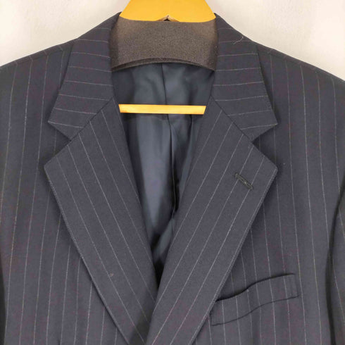 ブルックスブラザーズ BROOKS BROTHERS 80S USA製 ストライプ 2B シングルテーラードジャケット ストレートスラックス セットアップ メンズ
