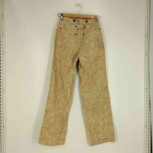 ラルフローレン RALPH LAUREN サスペンダーボタン フラワープリント ストレートパンツ レディース 7