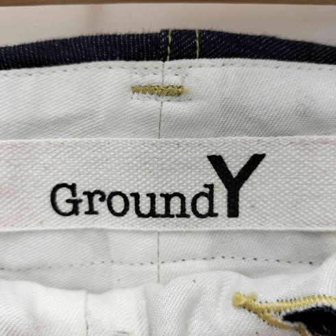 グラウンドワイ Ground Y Denim Big sarouel pants 6ozデニム ビッグサルエルパンツ メンズ 1