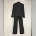 ポールスミス Paul Smith BLACK 裏地ドット ウール ストライプ テーラードジャケット&パンツ セットアップ レディース 38