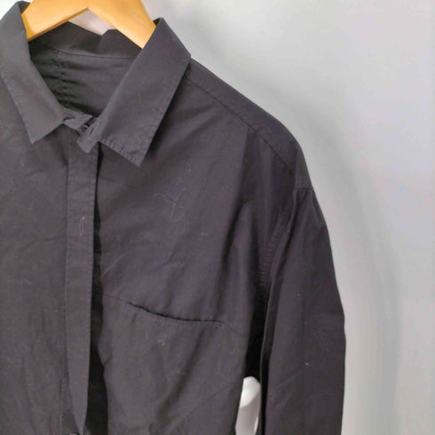 ヨウジヤマモトプールオム Yohji Yamamoto POUR HOMME アシンメトリーロングシャツ メンズ JPN:2