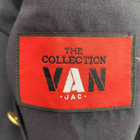 ヴァンヂャケット VAN JAC THE COLLECTION 3Bテーラードジャケット 紺ブレ 金ボタン 背抜き サマージャケット メンズ AB6