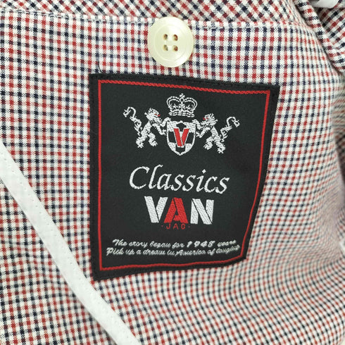ヴァンヂャケット VAN JAC CLASSIC チェック柄テーラードジャケット メンズ JPN:L