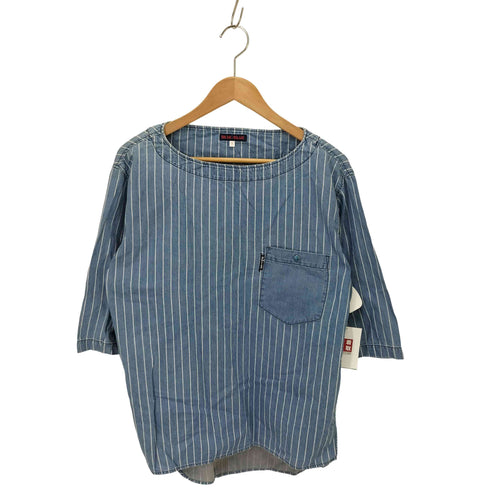 ブルーブルー BLUE BLUE ブルーリッジストライプデニム プルオーバーシャツ メンズ JPN:1