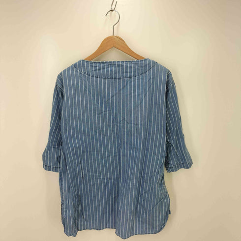 ブルーブルー BLUE BLUE ブルーリッジストライプデニム プルオーバーシャツ メンズ JPN:1