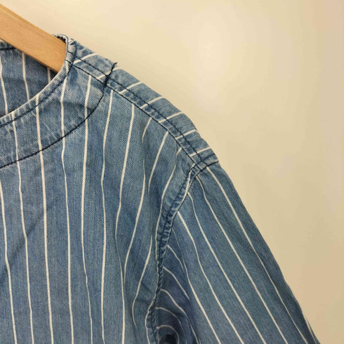 ブルーブルー BLUE BLUE ブルーリッジストライプデニム プルオーバーシャツ メンズ JPN:1