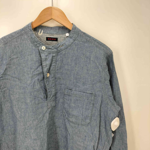 ブルーブルー BLUE BLUE ハーフボタンプルオーバーシャツ メンズ JPN:1