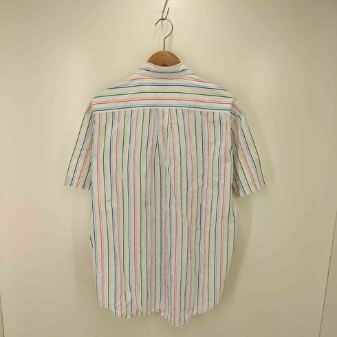 トミーヒルフィガー TOMMY HILFIGER ロゴ刺繍ストライプボタンダウンシャツ メンズ import:L