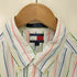 トミーヒルフィガー TOMMY HILFIGER ロゴ刺繍ストライプボタンダウンシャツ メンズ import:L