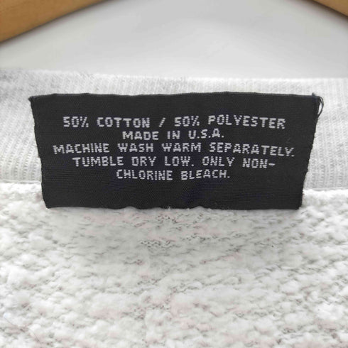 BSA ST.LOUIS MISSOURI 80-90S USA製 3D 刺繍 カレッジ スウェット トレーナー 霜降り メンズ import:L