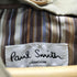 ポールスミスロンドン Paul Smith LONDON Stripe Liner Balmacaan Coat 裏地ストライプ ライナー付き バルマカーン ステンカラー ロング コート メンズ