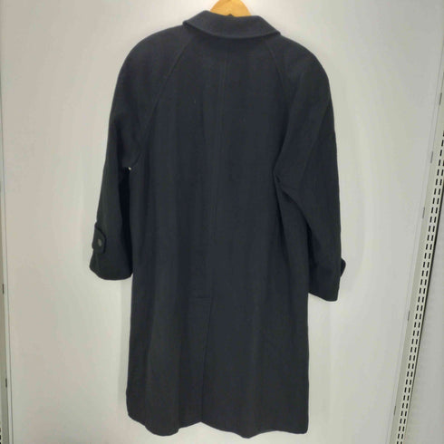 カシミヤ CASHMERE CASHMERE 100% Balmacaan Long Coat カシミア 100% バルマカーン ステンカラー ロング コート 比翼 メンズ import:L