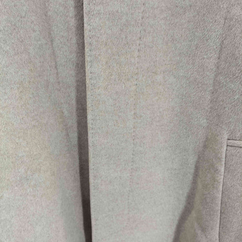 カシミヤ CASHMERE CASHMERE 100% Balmacaan Long Coat カシミア 100% バルマカーン ステンカラー ロング コート 比翼 メンズ import:L