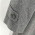 カシミヤ CASHMERE CASHMERE 100% Houndstooth Balmacaan Long Coat カシミア 100% 千鳥格子 ハウンドトゥース バルマカーン ステンカラー ロング コート 比翼 メンズ import:M