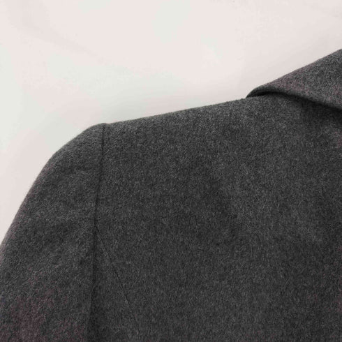 カシミヤ CASHMERE CASHMERE 100% Balmacaan Long Coat カシミア 100% バルマカーン ステンカラー ロング コート レディース import:L