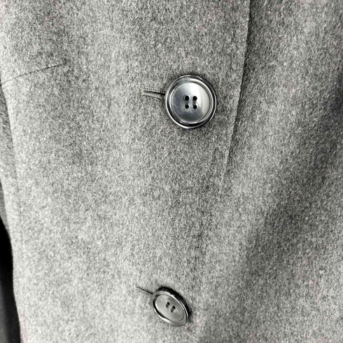 カシミヤ CASHMERE CASHMERE 100% Balmacaan Long Coat カシミア 100% バルマカーン ステンカラー ロング コート レディース import:L
