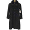 ピュア カシミヤ pure cashmere PURE CASHMERE 100% & Real Fur Balmacaan Coat ピュア カシミア 100% 襟リアルファー バルマカーン ステンカラー ロング コート レディース 9