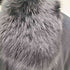ピュア カシミヤ pure cashmere PURE CASHMERE 100% & Real Fur Balmacaan Coat ピュア カシミア 100% 襟リアルファー バルマカーン ステンカラー ロング コート レディース 9